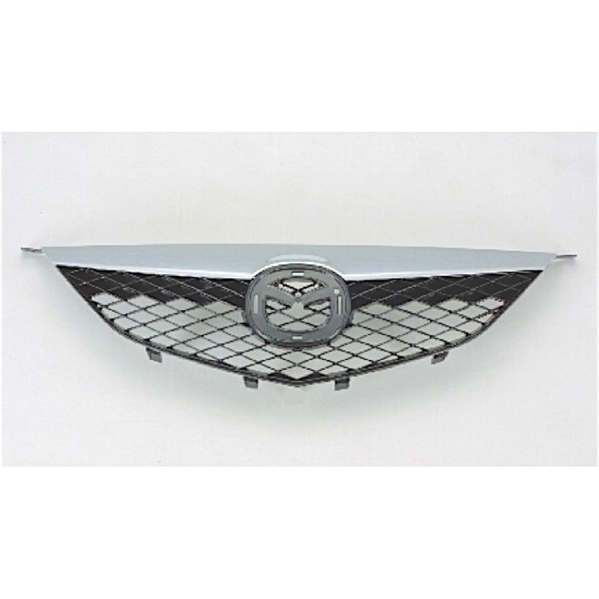 GRILLE ASSY BLK W/ CHR MLDG MAZDA6 STD TYPE 03-05