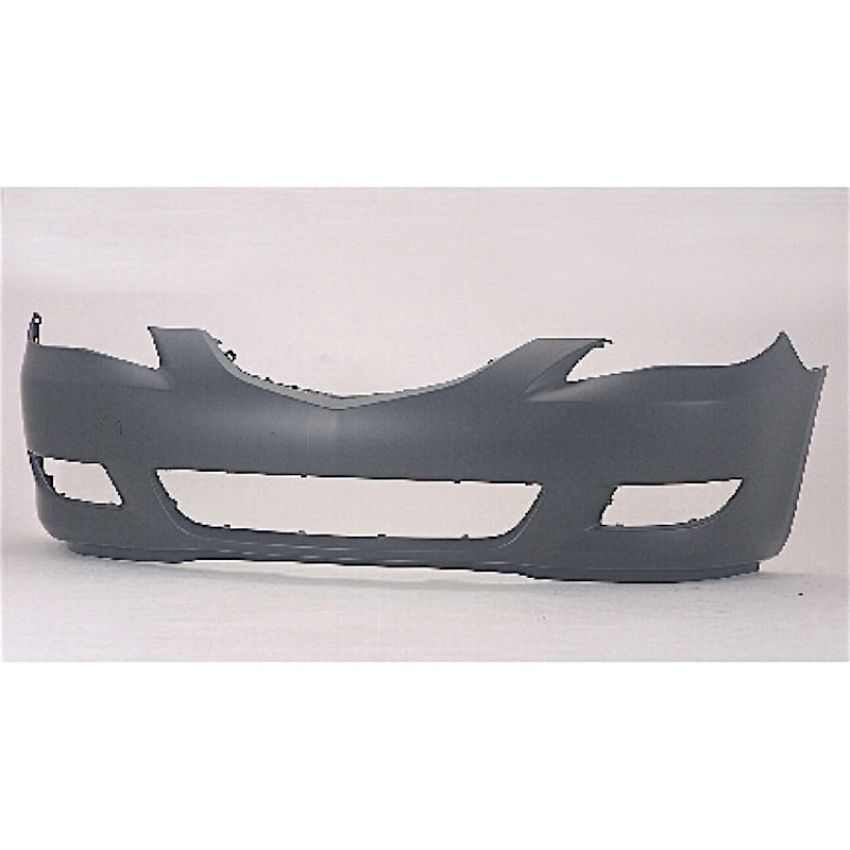 FRONT BUMPER COVER STD TYPE W/ F.L. (P) MAZDA3 SDN 04-06