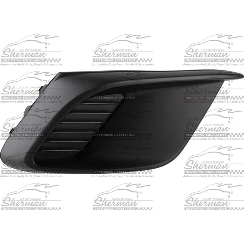 RH FRONT BUMPER INSERT FOG LAMP OPENING COVER; W/O FOG LAMPS MAZDA 3 14-16
