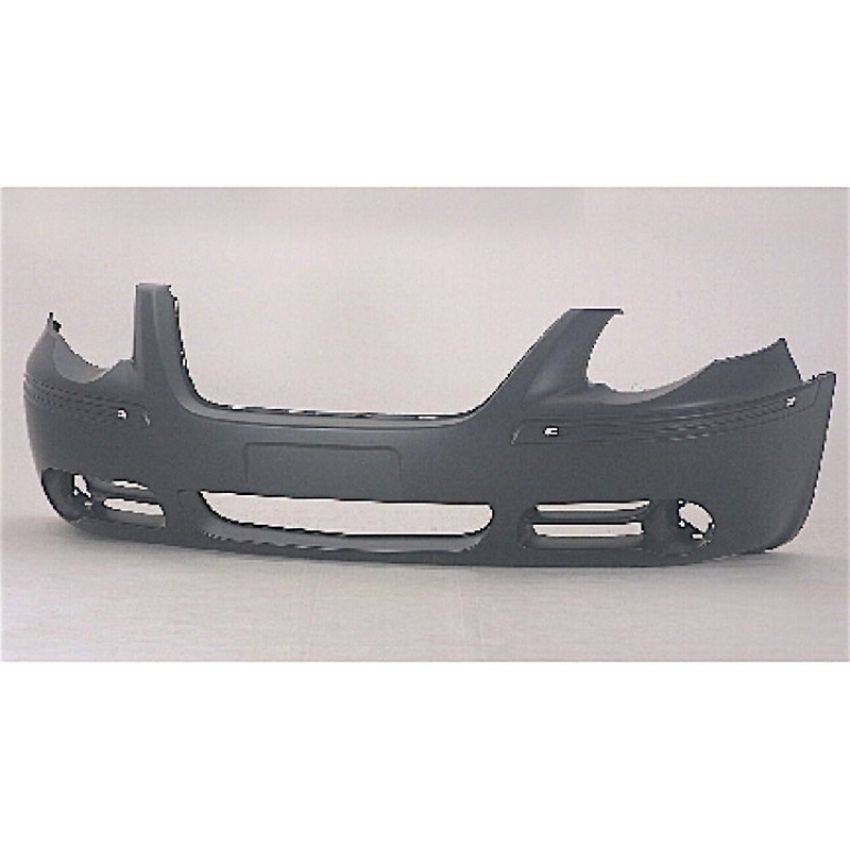 CAPA FRT BUMPER COVER; W/119 INCH WHEELBASE; W/FOG LAMPS; PRIME TOWN & COUNTRY 2005-2007