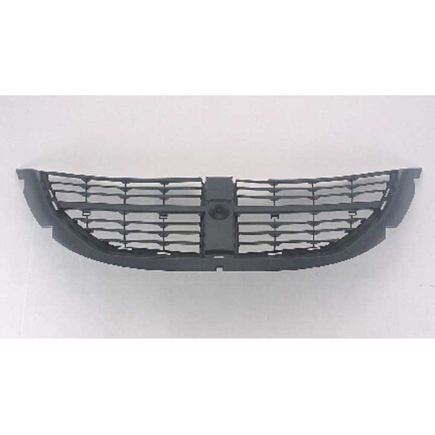 GRILLE ASSY 1-PIECE DESIGN; TEXTURED PLASTIC; PRIMED BLACK DODGE CARAVAN 2005-2007
