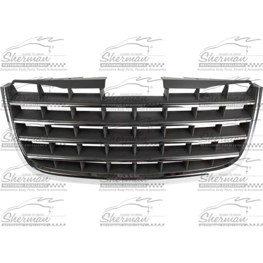 GRILLE W/ CHR CENTER TOWN&COUNTRY 08-10