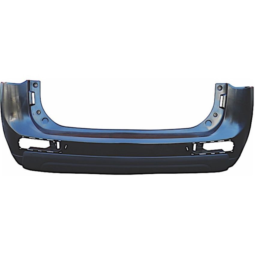 REAR BUMPER COVER W/WHEEL OPENING MLDGS; PRIME MITSUBISHI OUTLANDER 15-15