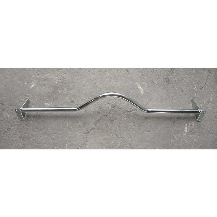 CURVED MONTE BAR, CHROME FORD MUSTANG 65-70