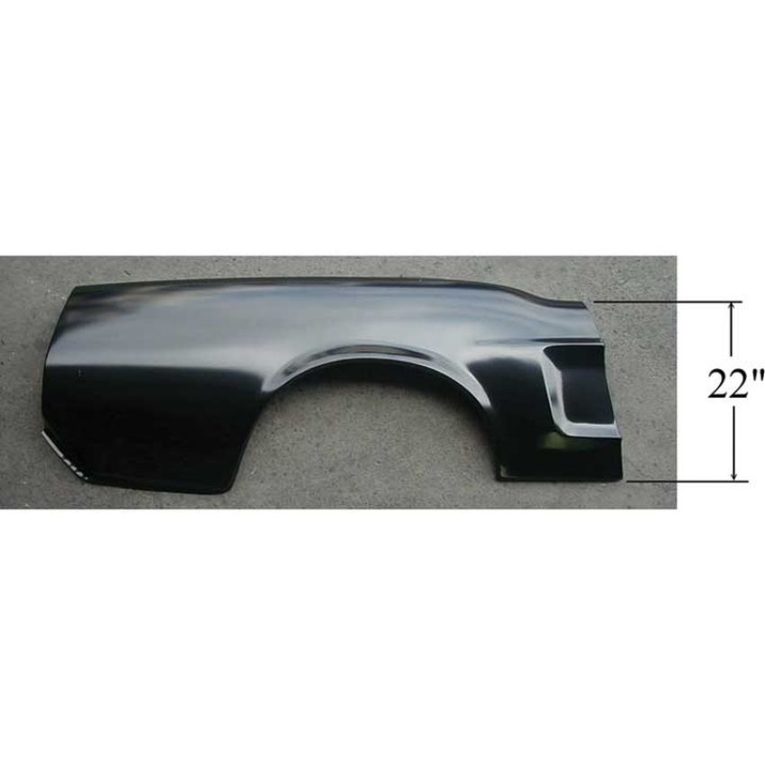 LH QUARTER PANEL SKIN W/O ORNAMENT HOLES MUSTANG 67-68