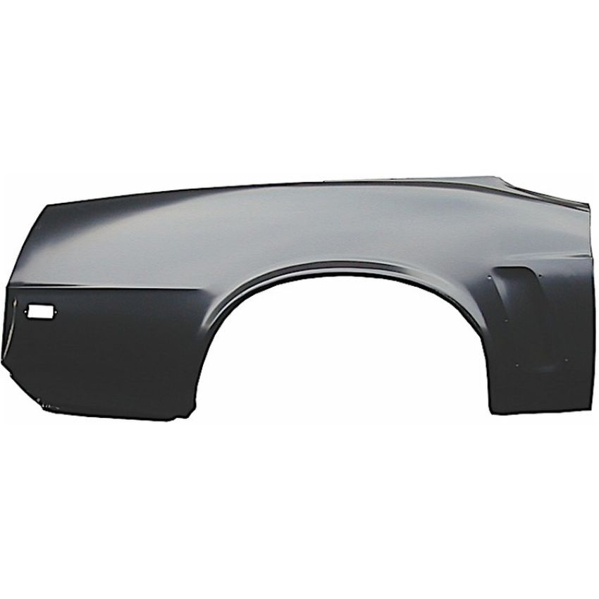 RH QUARTER PANEL SKIN W/ LOUVER MUSTANG HT/CONV 69