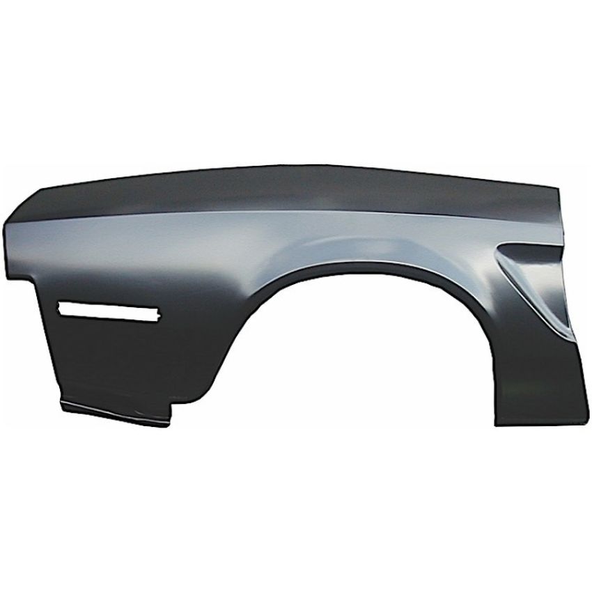 RH QUARTER PANEL SKIN (CUT OUT GAS FILL HOLE FOR 74; ALTER FOR FSTBK) MUSTANG II 75-78