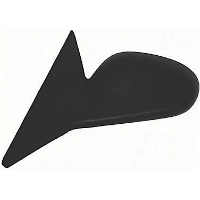 LH DOOR MIRROR PWR REM NON-HTD GLOSS BLK NON-FLDG MUSTANG 94-95