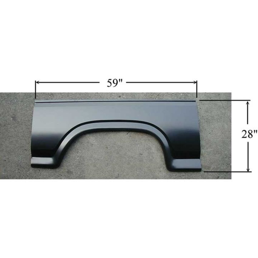 RH WHEEL OPNG REPAIR PANEL FULL W/O GAS HOLE FORD P/U 80-86