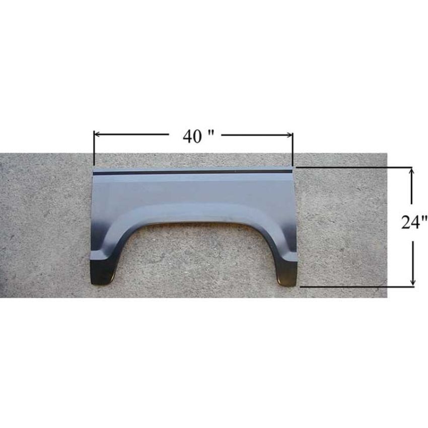 LH WHL OPNG REPAIR PNL EXT RANGER 83-88 (WILL NOT FIT 89-92 -- 3/8 DIFF IN LENGTH OF WHL ARCH AREA)