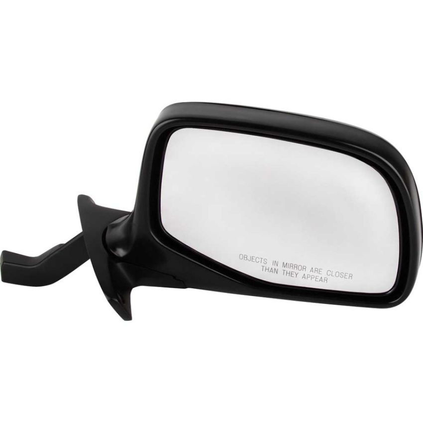 RH DR MIR MAN NON-HTD CHR/BLK NON-FLDG PADL DESGN F150 92-96;F250/F350 92-98;BRONCO 92-96