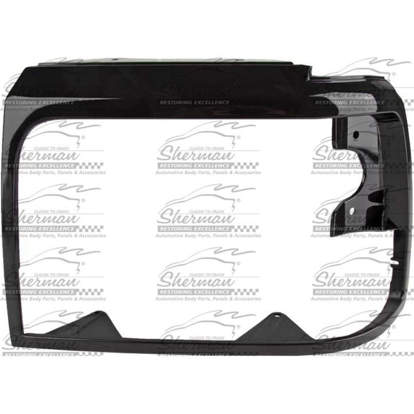 LH HEADLAMP DOOR BLK FORD P/U 92-98 (F150 92-96; F250/F350 92-98) ; BRONCO 92-96