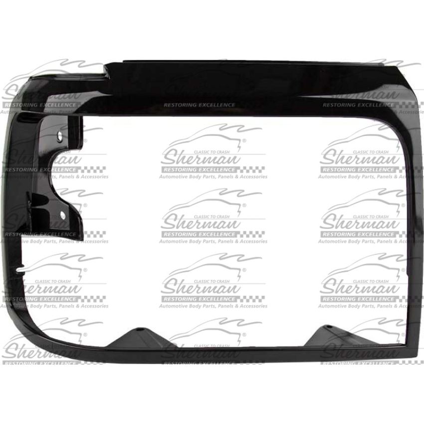 RH HEADLAMP DOOR BLK FORD P/U 92-98 (F150 92-96; F250/F350 92-98) ; BRONCO 92-96