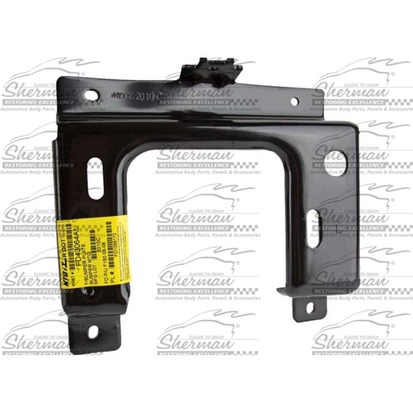 LH FRONT BUMPER BRACKET; FROM 8-9-05; MTG PLATE; F-150 06-08