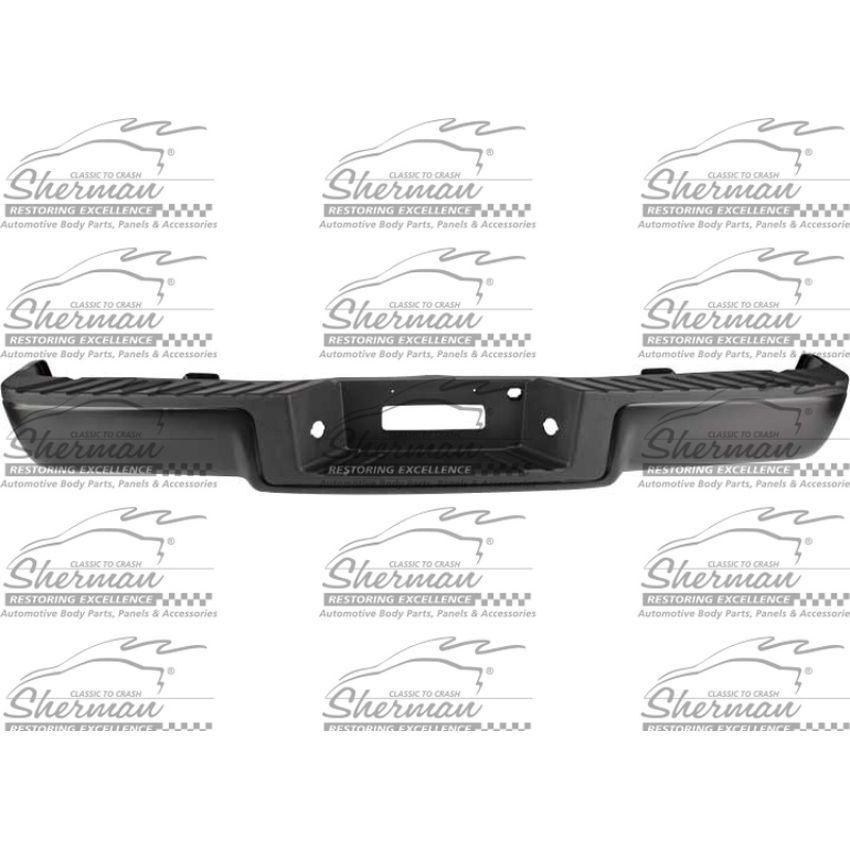 REAR BUMPER ASSEMBLY STYLESIDE;W/O REAR OBJECT SENSORS;W/O TOW PKG;W/PB;PRIME;FORD F-150 06-08