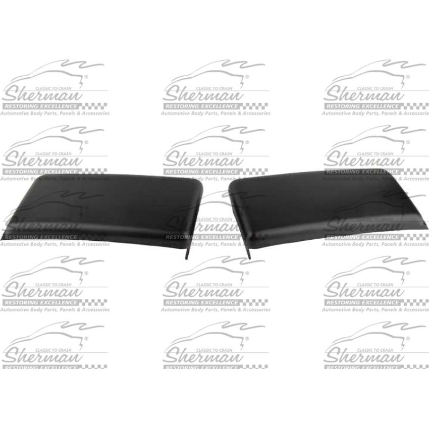 CAPA FRT BUMPER GUARD BUMPER PAD SET; W/O LICENSE PLATE MOUNT; TEXTURED FORD F-150 09-14
