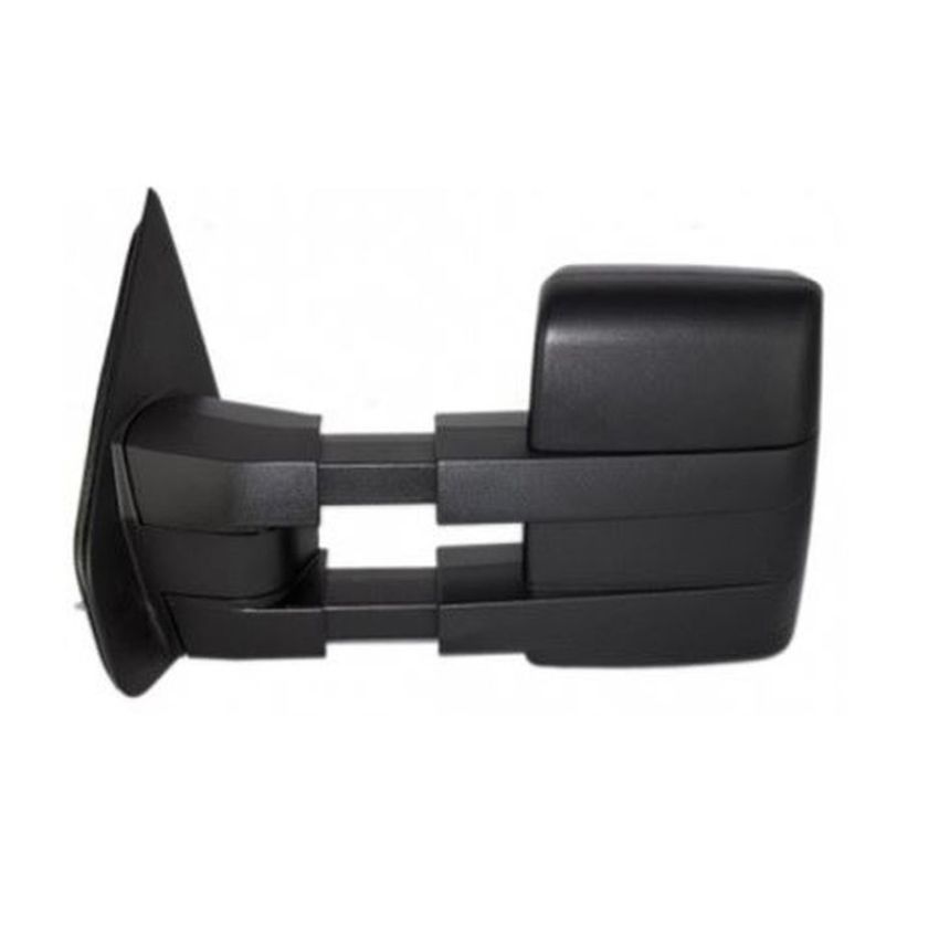 LH DOOR MIRROR TRAILER TOW TYPE PWR HEATED W/ MEMORY, SIGNAL & PUDDLE LMP TEXT URE PU F150 11-12