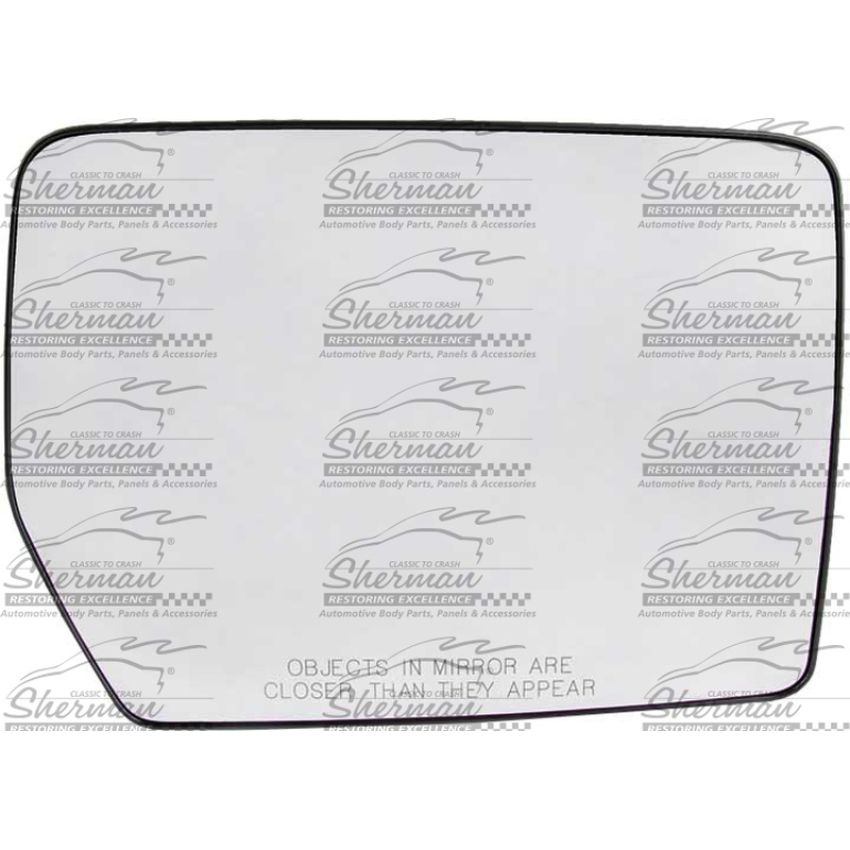 RH MIRROR GLASS OTR REAR VIEW MANUAL; CONVEX FORD F-150 04-10