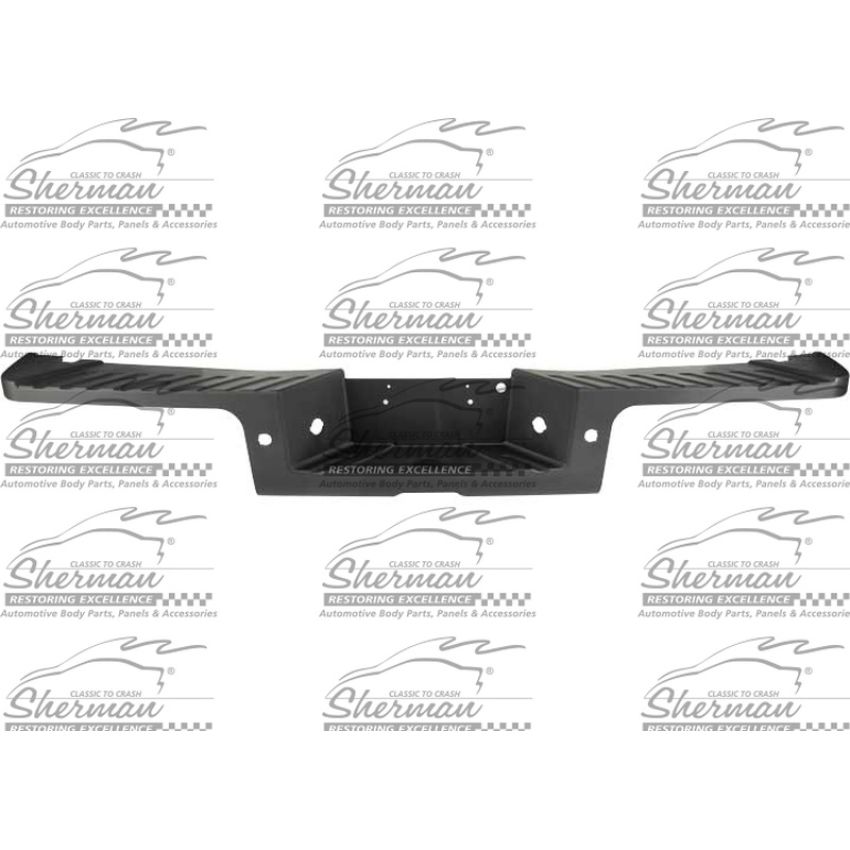 REAR BUMPER STEP PAD W/REAR OBJECT SENSORS; BLACK FORD F-250/F-350 SUPER DUTY 13-16