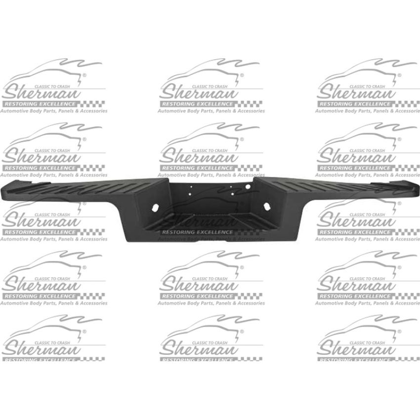 REAR BUMPER STEP PAD W/O REAR OBJECT SENSORS; BLACK FORD F-250/F-350 SUPER DUTY 13-16