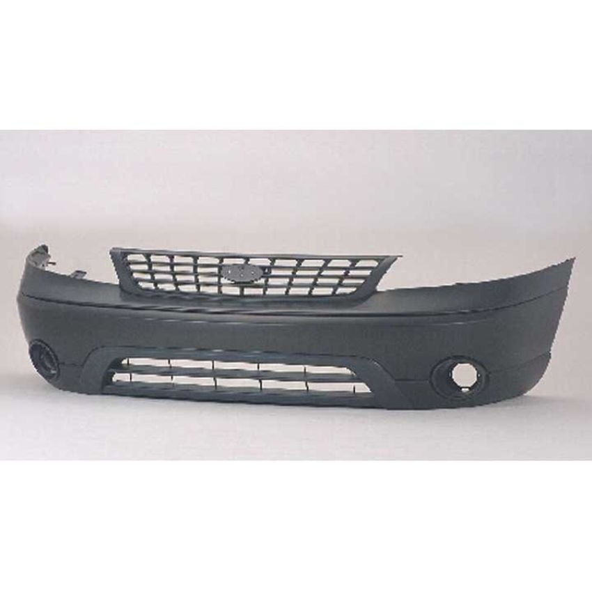 FRONT BUMPER COVER W/ GRILLE ATTACHED W/ FOG LAMPS PTD W/ TEXTURED LOWER (P) WINDS TAR LX 00-03
