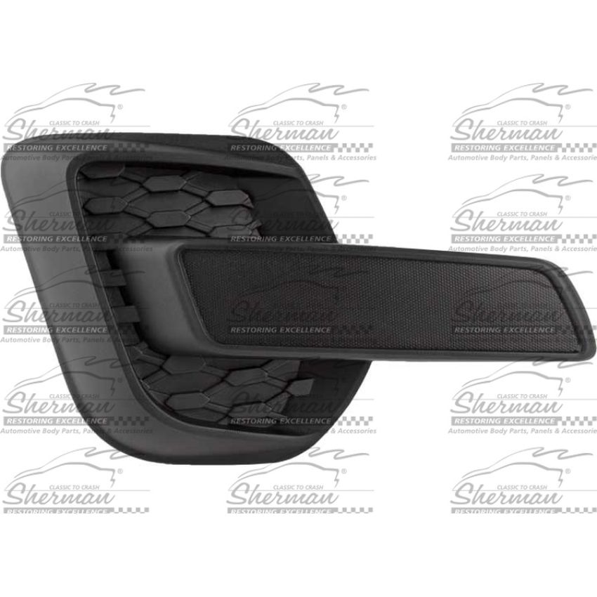 RH FRONT BUMPER INSERT LS/LT W/ O FOG LMPS BLK EQUINOX 10-15