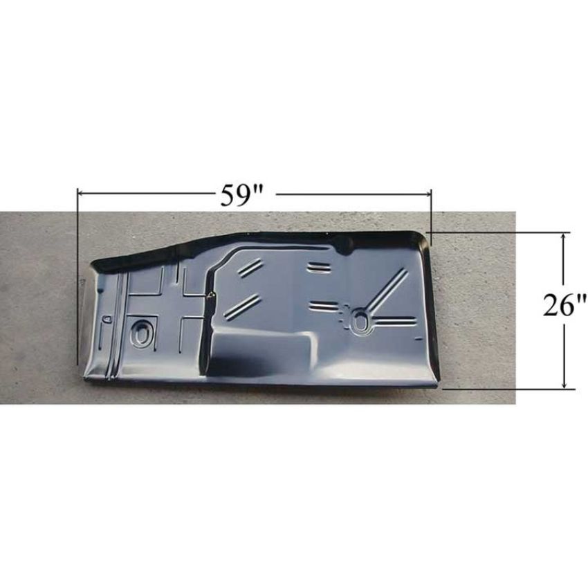 LH FLOOR PAN FULL LENGTH CHEVY II/NOVA/ACADIAN 62-67 - MADE IN TAIWAN