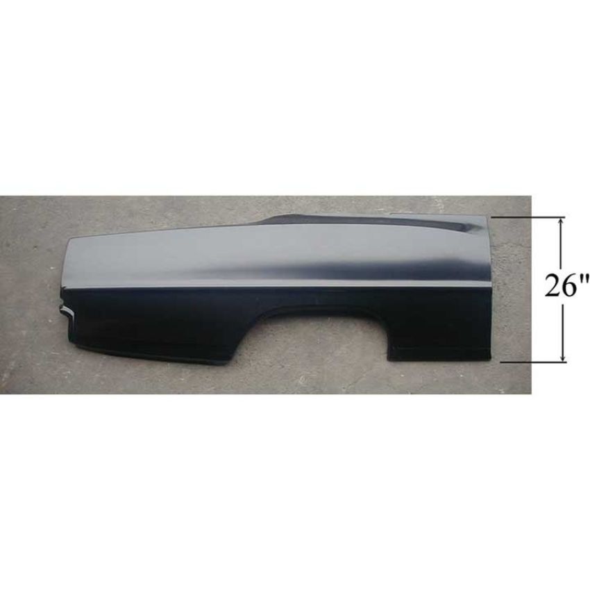 LH QUARTER PANEL SKIN 2 DOOR CHEVY II/NOVA/ACADIAN 66-67 - DIE FORMED IN TAIWAN