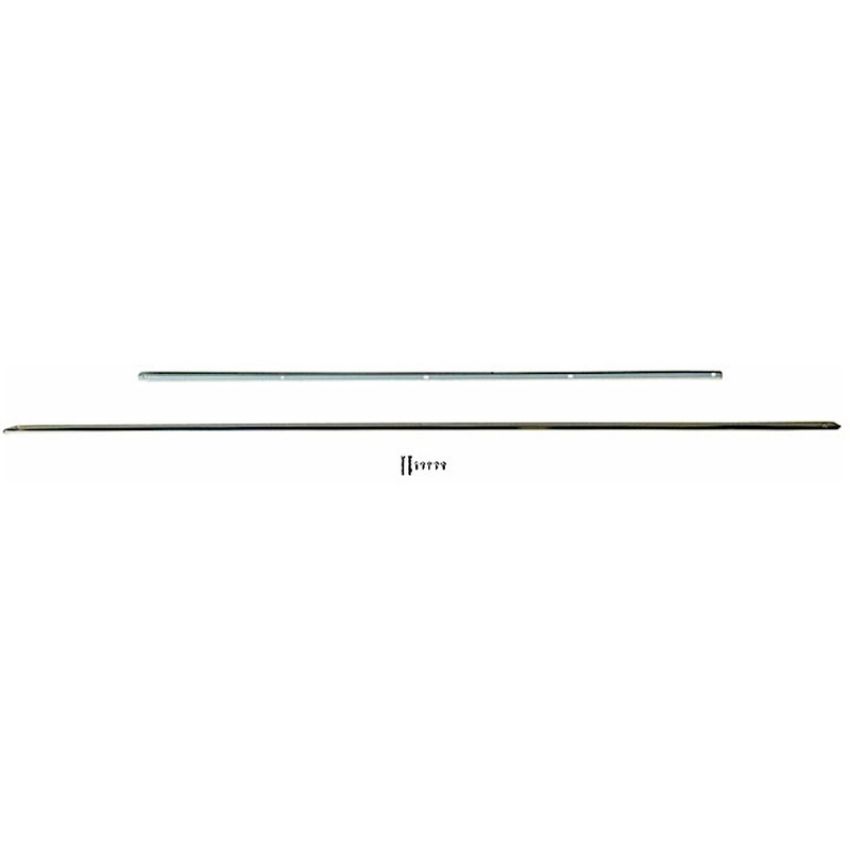 ROCKER PANEL MLDG ANODIZED ALUMINUM UNIV CAMARO 67-69 (75 IN. LONG)