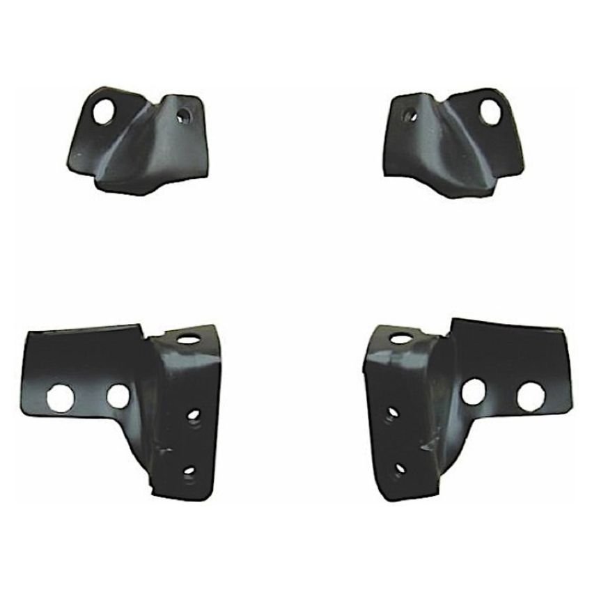 RR BUMPER INNER/OUTER BRKT SET (4 PCS) CAMARO 67-68