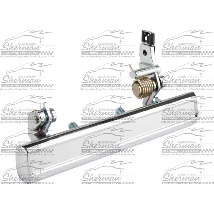 LH FRONT DOOR HANDLE OUTER; BRIGHT; CAMARO 75-81