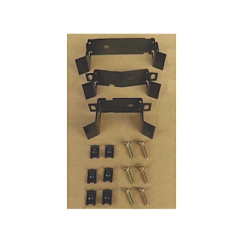 CONSOLE MNTG BRKT SET (3 PC SET W/ HARDWARE) M/T CHEVELLE/EL CAMINO 64-65