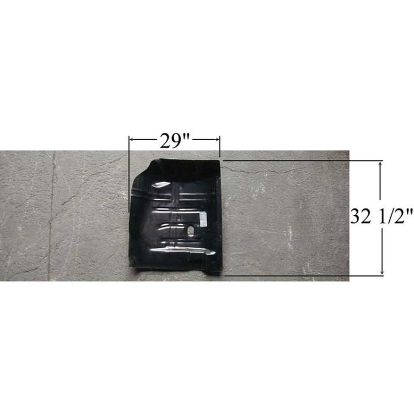 LH FLOOR PAN FT SEC CHEVELLE/BEAUMONT/MALIBU/EL CAMINO/GTO/LEMANS/TEMPEST/CUTLASS 68-72