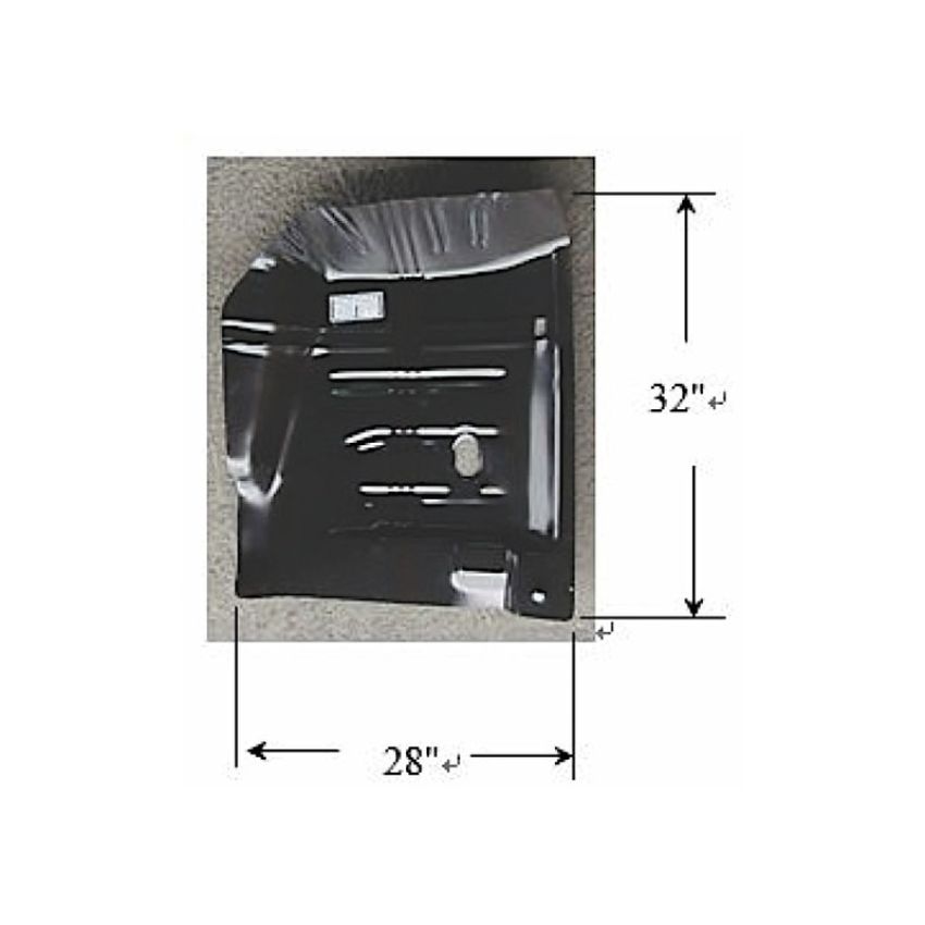RH FLOOR PAN FT SEC CHEVELLE/BEAUMONT/MALIBU/EL CAMINO/GTO/LEMANS/TEMPEST/CUTLASS 68-72
