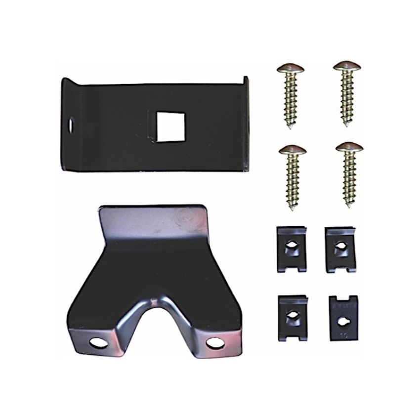 CONSOLE MNTG BRKT SET (2 PC SET W/ HARDWARE) A/T CHEVELLE/EL CAMINO 66-67