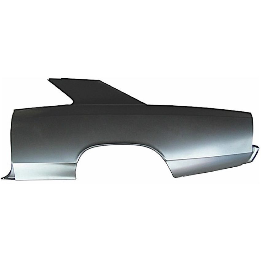 LH QUARTER PNL FULL W/ FULL SAIL PNL 2 DR HARDTOP FACTORY STYLE CHEVELLE/BE AUMONT/MALIBU 66-67