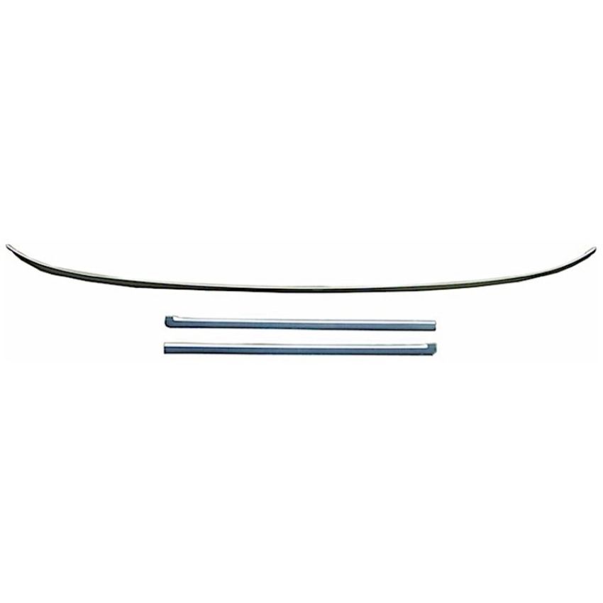 WINDSHIELD REVEAL MLDG SET (3 PCS) 2 DR SDN/HT CHEVELLE/MALIBU/EL CAMINO/ T EMPEST/LEMANS/GTO 68-72