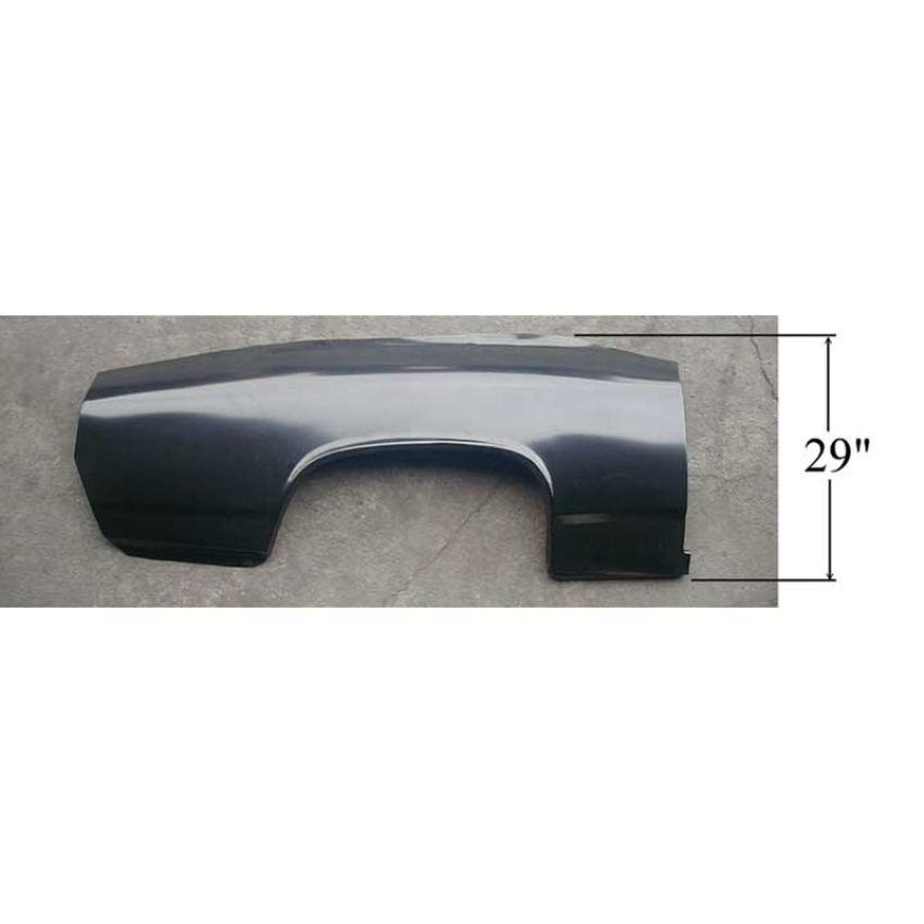 LH QUARTER PANEL SKIN DIE FORMED 62 IN.X33 IN. 2 DOOR CHEVELLE/BEAUMONT/MALIBU 68