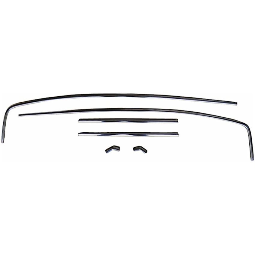 DRIP RAIL MLDG SET (6 PCS) 2 DR SDN/HT CHEVELLE/SKYLARK70-72