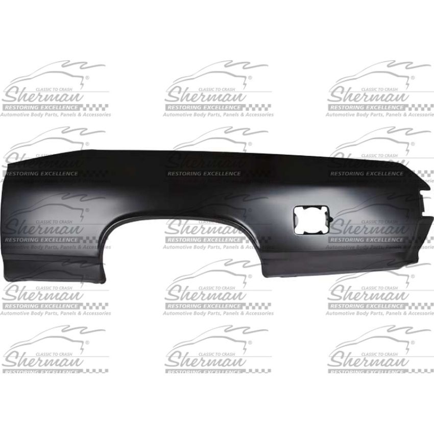 LH QUARTER PNL SKIN 2DR EL CAMINO/SPRINT 68-72 (CUT OUT SIDEMARKER LAMP HOL ES FOR 68-69 EL CAMINO)