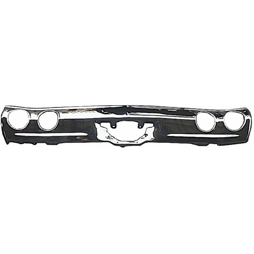 RR BUMPER CHR CHEVELLE/MALIBU EXC ST. WGN 71-72