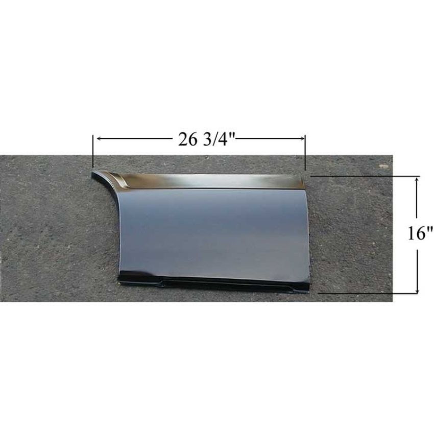 RH QUARTER PANEL FRONT LOWER SEC EL CAMINO/CABALLERO 78-87