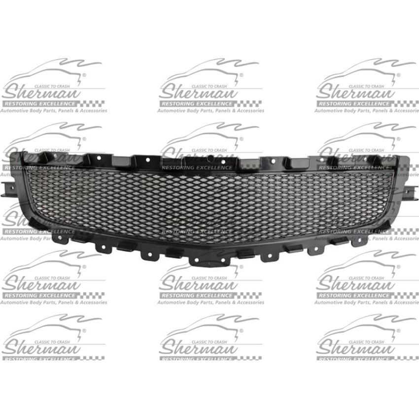 CAPA GRILLE ASSY HYBRD; CENTER; BLACK CHEVROLET MALIBU 08-10