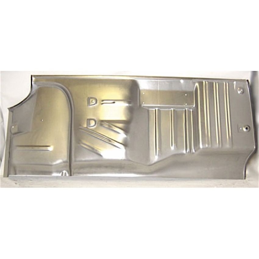 RH FLOOR PAN FULL LENGTH 32 IN.WX80 IN.L CHEVROLET HARDTOP/CONV 55-57 (STEEL GAUGE - 19)