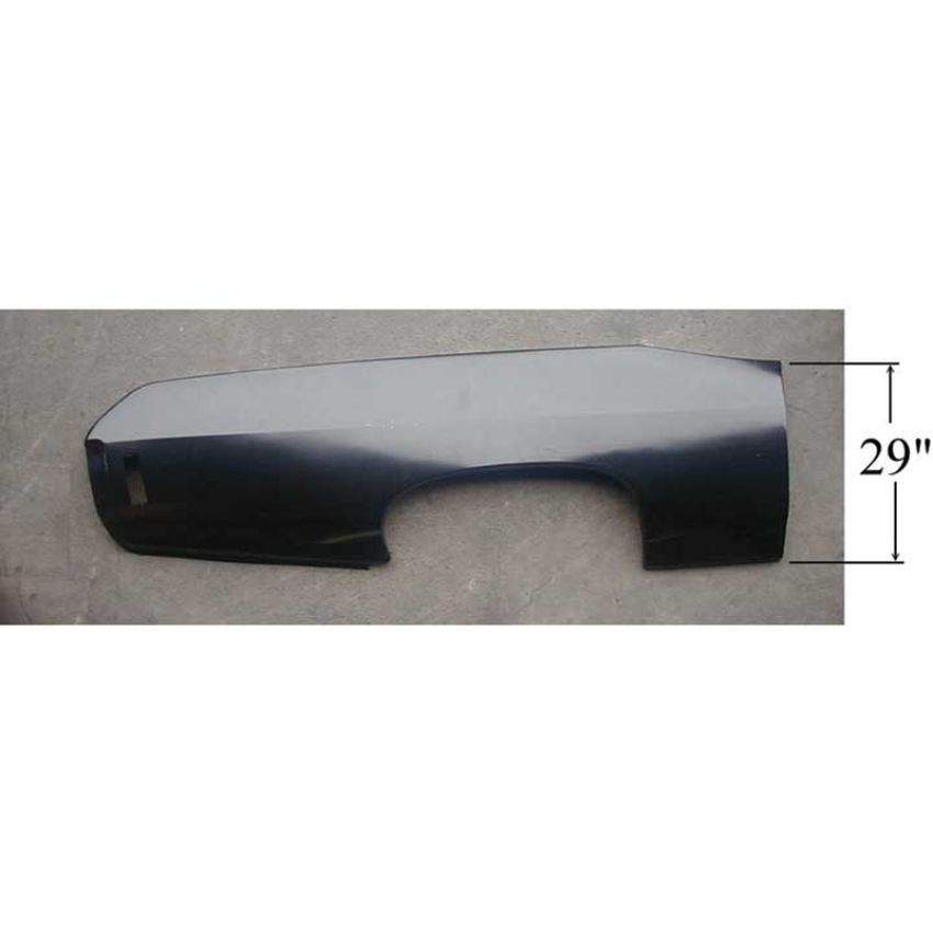 LH QUARTER PANEL SKIN 2 DOOR 93 IN. X 32 IN. CHEVROLET FASTBACK (ALTER FOR NOTC HBACK/CONV) 69-70