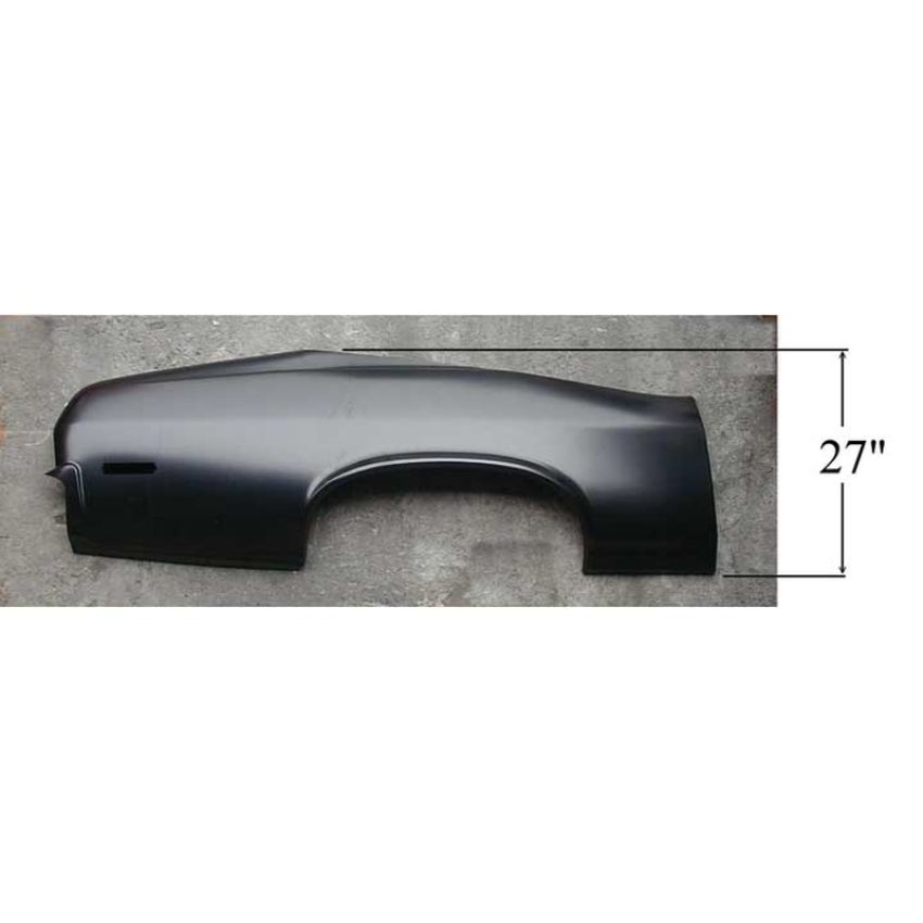 LH QUARTER PANEL SKIN 2 DOOR SDN 76 IN. X 26 IN. NOVA 70-72