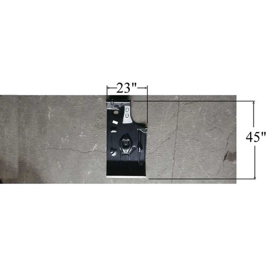 LH TRUNK FLOOR SIDE PANEL CUTLASS 66-67; GTO/LEMANS/TEMPEST 64-67; SKYLARK 67