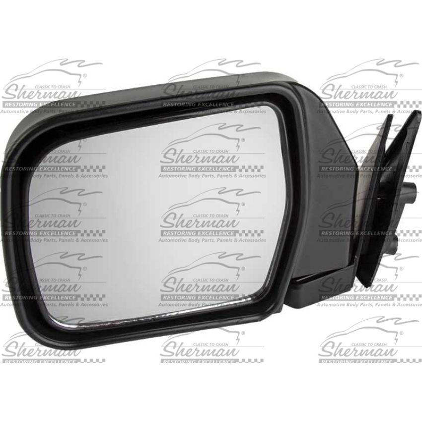 LH DOOR MIRROR MAN NON-HTD SMOOTH BLK FLDG W/O VENT WINDOW 4RUNNER 90-93