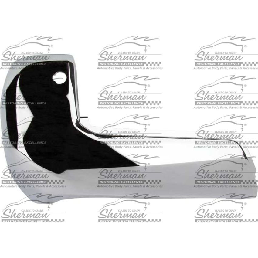 LH RR BUMPER EXTENSION OUTER LH END CAP; W/PARKING ASSIST; CHROME; TACOMA 16-17
