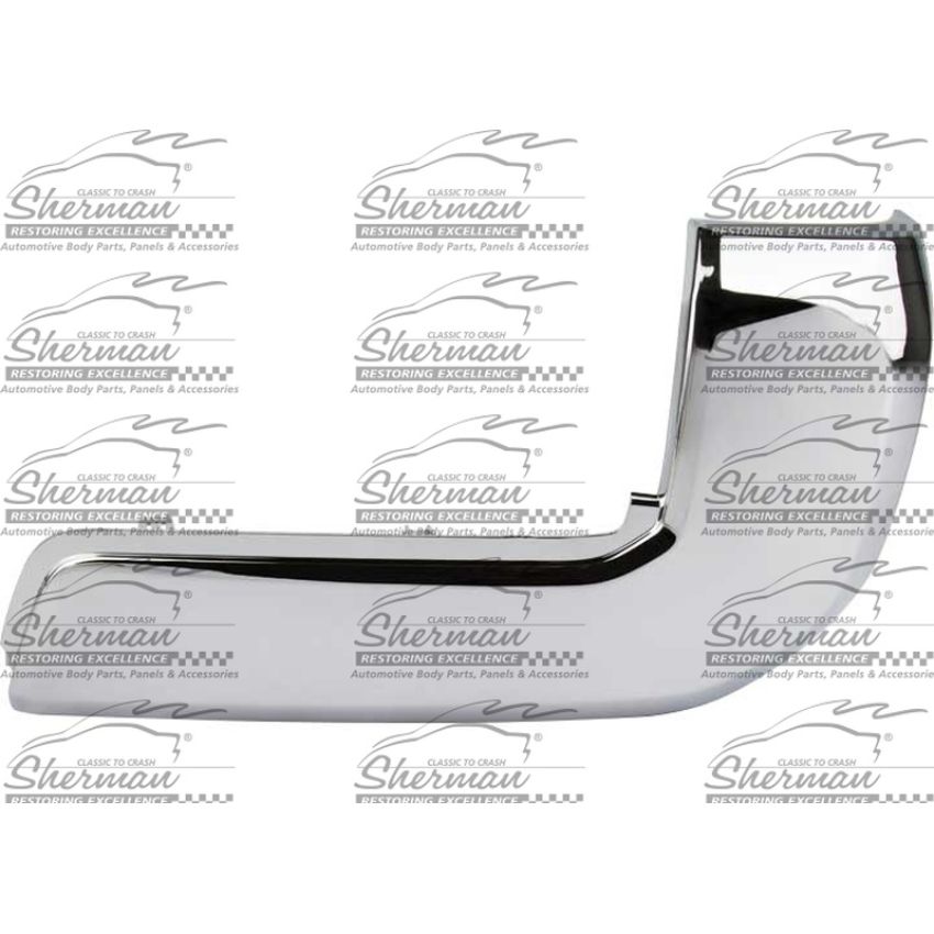 RH REAR BUMPER EXTENSION OUTER END CAP; W/PARKING ASSIST; CHROME TOYOTA TACOMA 16-20